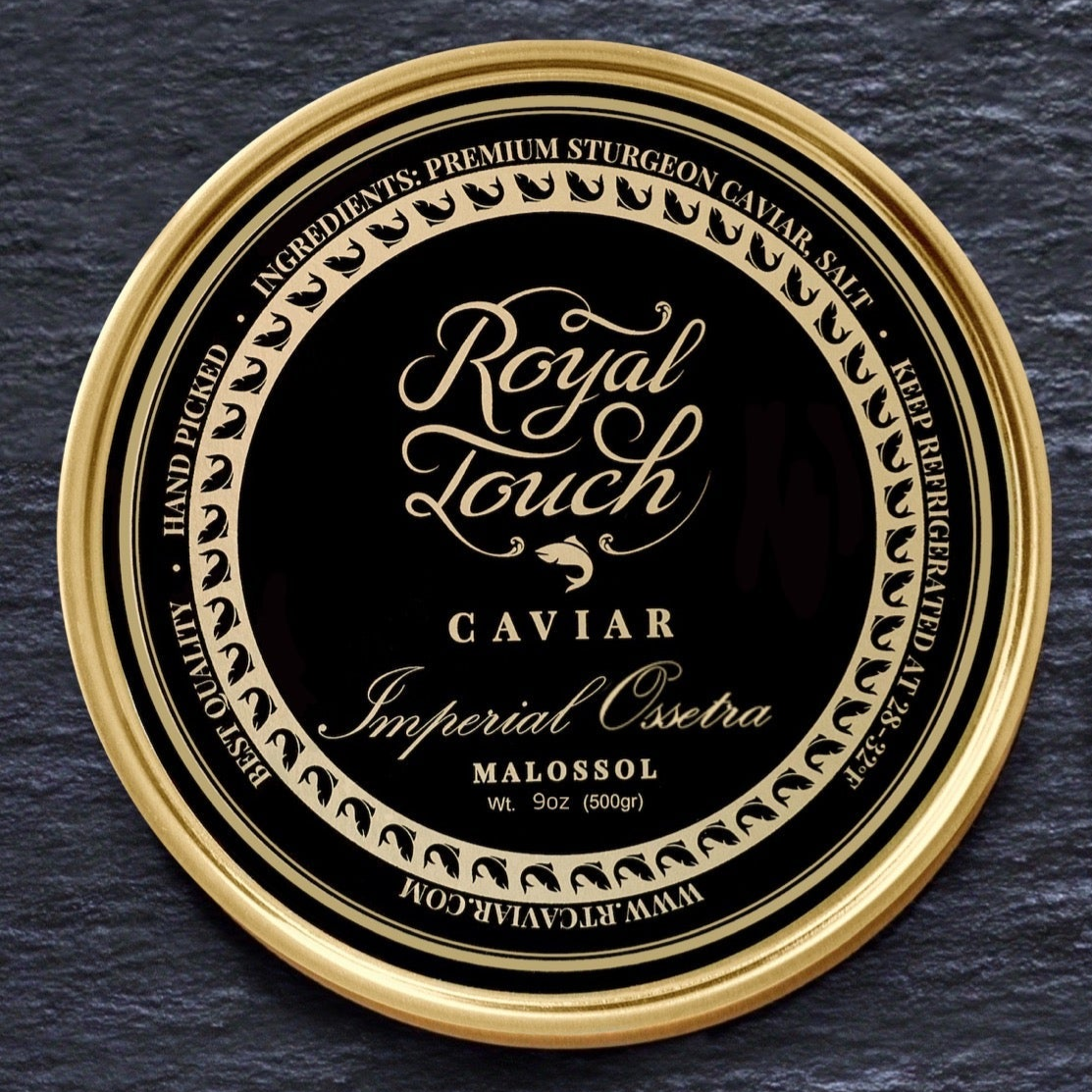 Imperial Ossetra Malossol Caviar 1oz Starter Packs - Royal Touch Caviar
