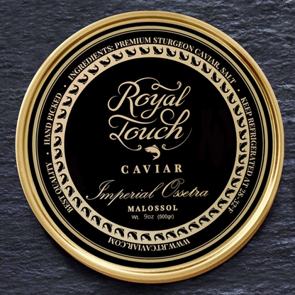 Imperial Ossetra Malossol Caviar 1oz Starter Packs - Royal Touch Caviar