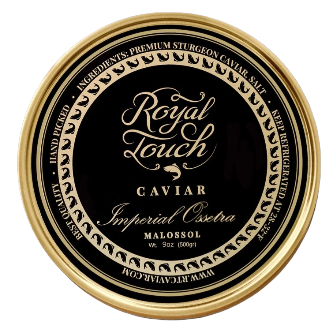Imperial Ossetra Malossol Caviar 1oz Starter Packs - Royal Touch Caviar