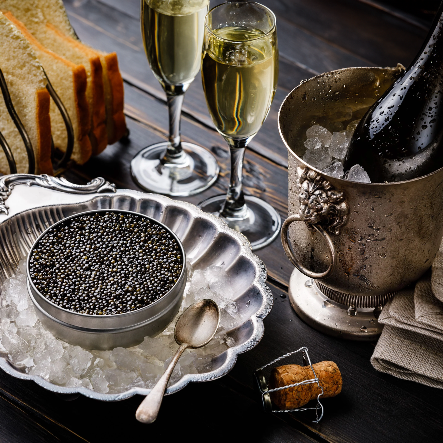"Try Both" Osetra & Beluga Hybrid 4oz+1oz Starter Bundle - Royal Touch Caviar