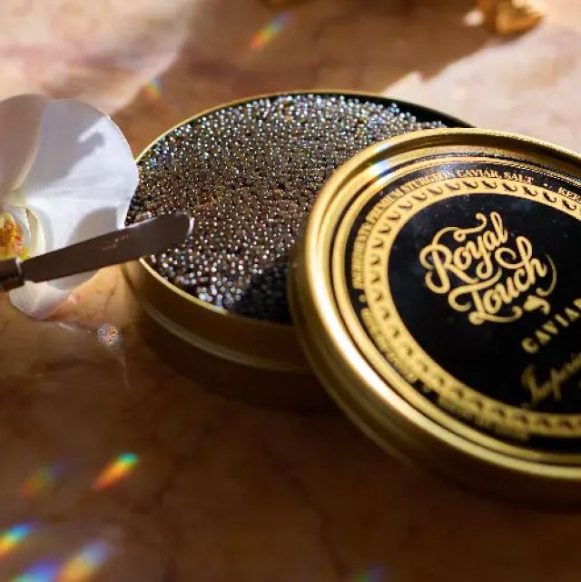 "Try Both" Osetra & Beluga Hybrid 4oz+1oz Starter Bundle - Royal Touch Caviar