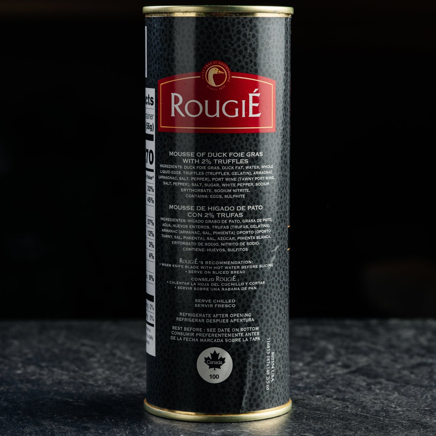 Rougié Mousse of Duck Foie Gras with Truffles (320g)