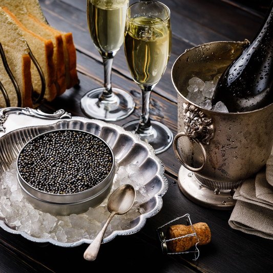 "Try Both" Osetra & Beluga Hybrid 4oz+1oz Starter Bundle - Royal Touch Caviar